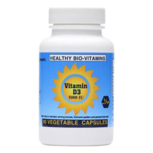 Vitamin D3-5000 IU Vegetable Capsule-90 counts - Image 1
