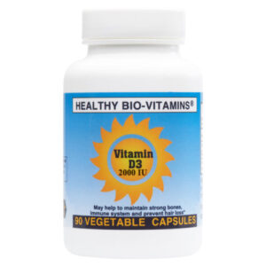 VITAMIN D3-2000 IU VEGETABLE CAPSULE-90 COUNTS - Image 1